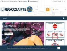 Tablet Screenshot of ilnegoziante.com